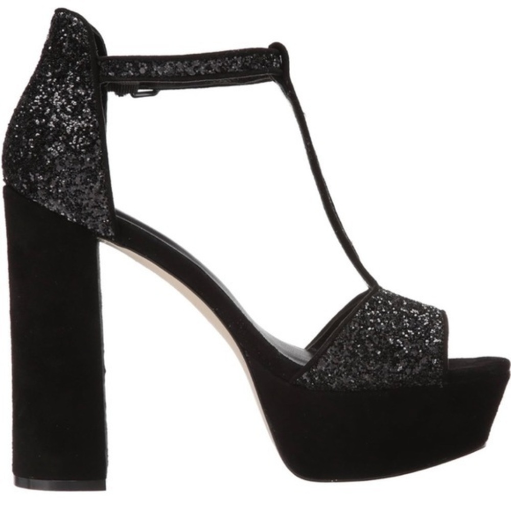 REBECCA MINKOFF Women's Rosa T-Strap Platform Sandals 7.5 Y2K